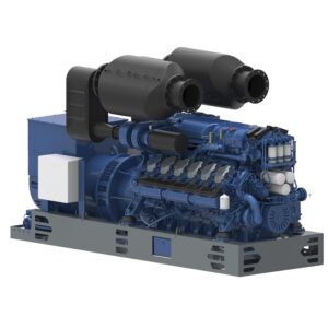 12 M26.3+SCR Marine Generator Set
